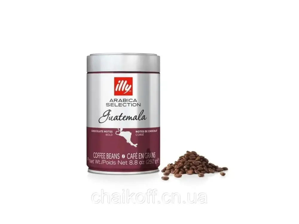 Банка кави в зернах illy Arabica Selection Guatemala 250 г