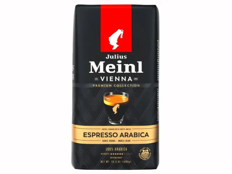 Упаковка кави в зернах Julius Meinl Espresso Arabica 1 кг