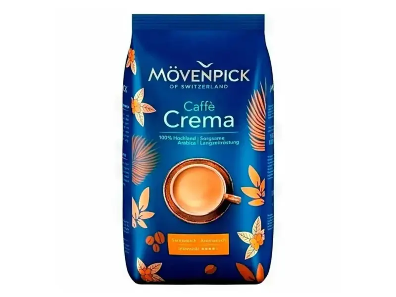 Упаковка кави в зернах Mövenpick Caffè Crema 500 г